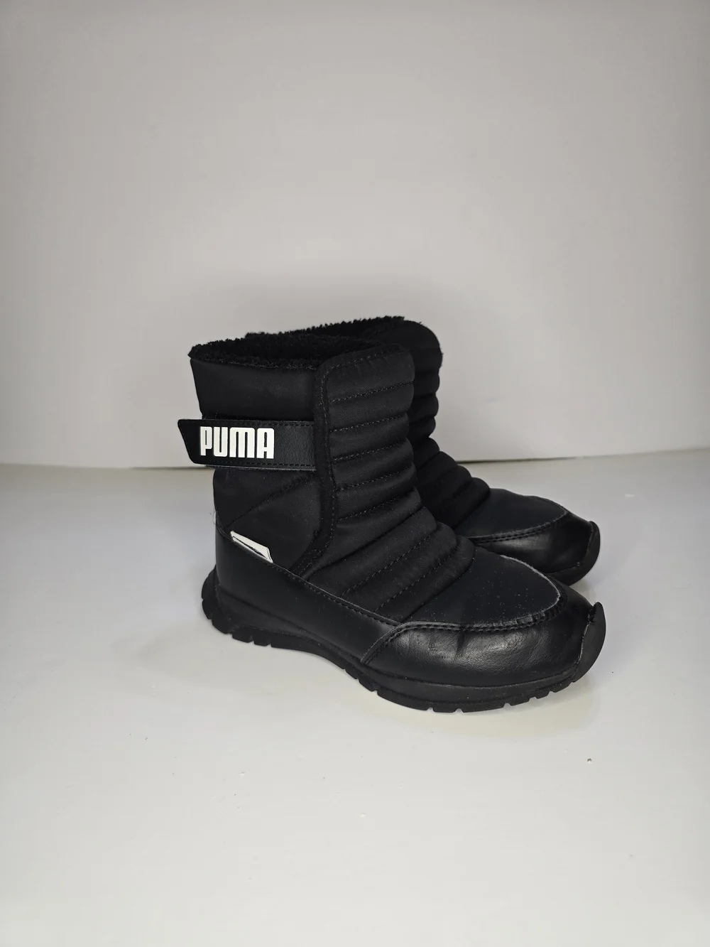 PUMA Black Quilted Winter Boots